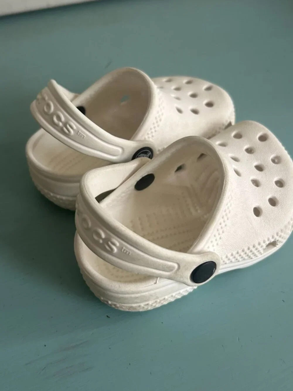 Crocs Littles Baby Crocs Infant Crocs White Baby Size 2 Size 3 White Crocs